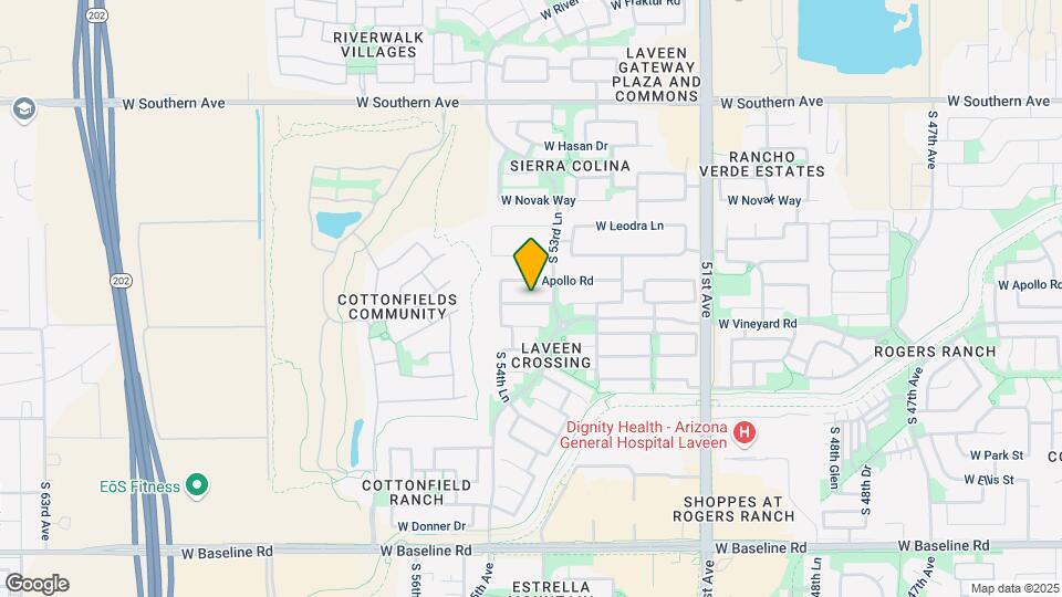 5418 W St Kateri Dr Mapa y Detalles de la Ubicación