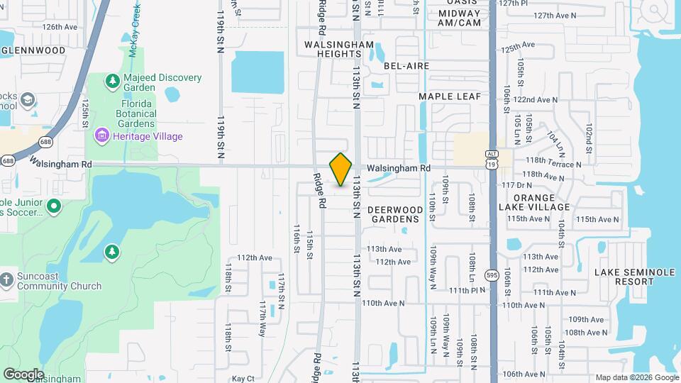 11373 116th Ave N Map and Location Details