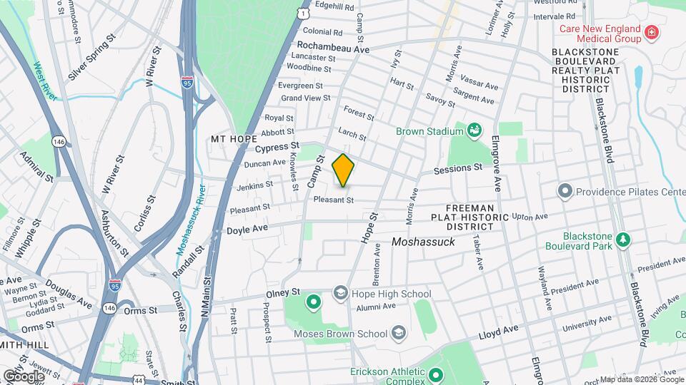 8 Hopedale Rd, Unit 2 Map and Location Details