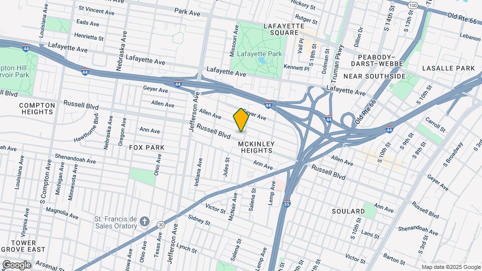 2107 Russell Blvd, Unit 1w Map and Location Details