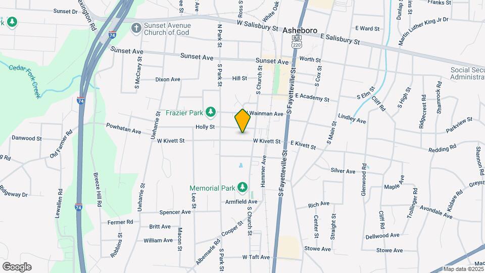 333 Holly St Mapa y Detalles de la Ubicación