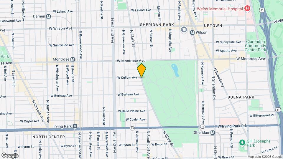 4260 N Clark St Map and Location Details