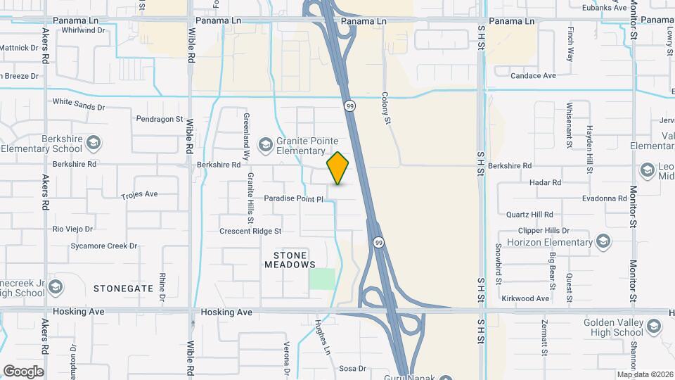 2501 Basque Hills Dr Map and Location Details