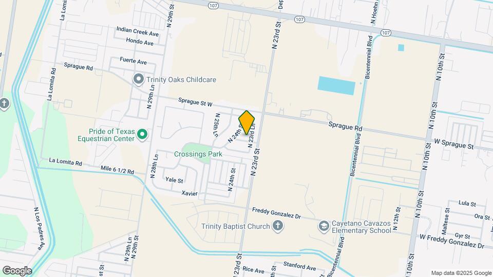 2304 Brazos Ave Map and Location Details