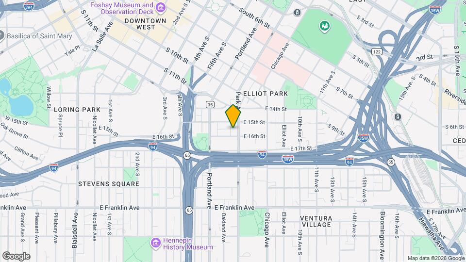 1518 Park Ave Map and Location Details