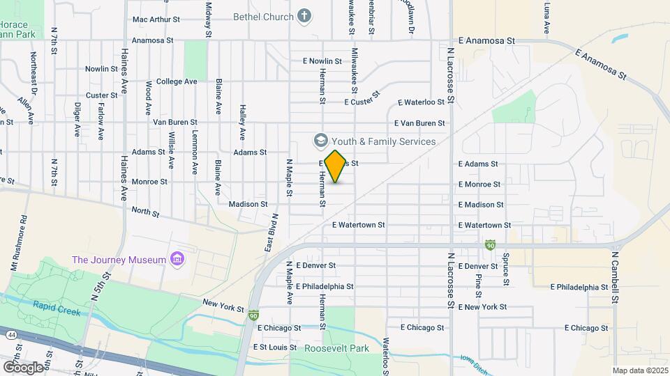 207 E Monroe St Map and Location Details