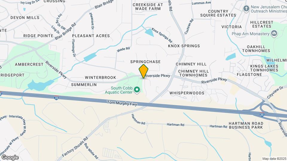 7208 Crestside Dr Map and Location Details