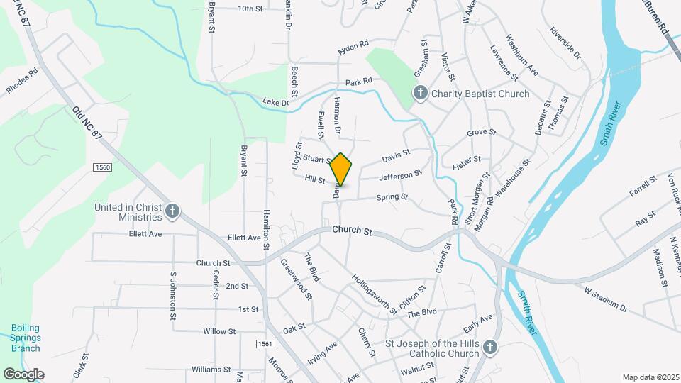 204 Dameron St Mapa y Detalles de la Ubicación