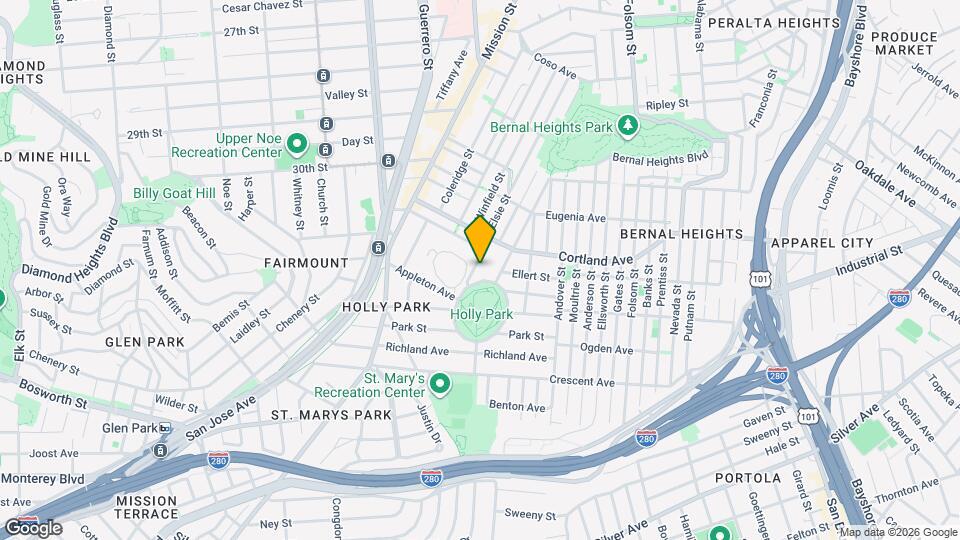 361 Elsie St Map and Location Details