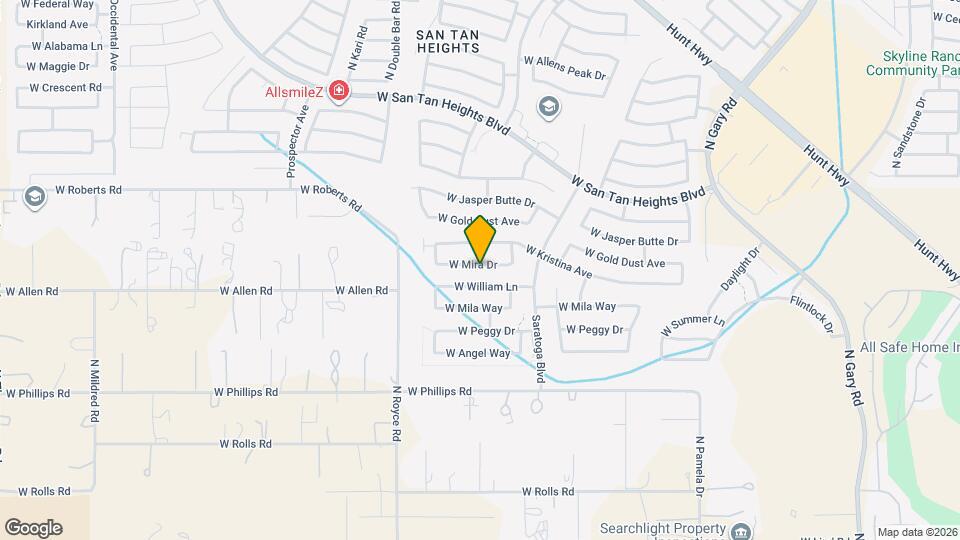 2781 W Mira Dr Mapa y Detalles de la Ubicación