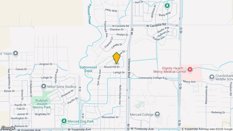 717 Round Hill Dr Map and Location Details