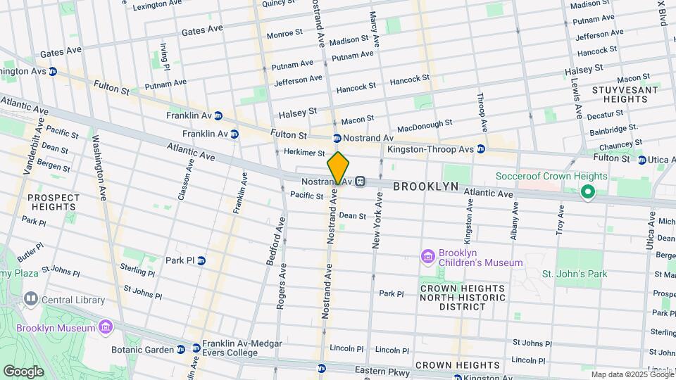 563 Nostrand Ave Map and Location Details