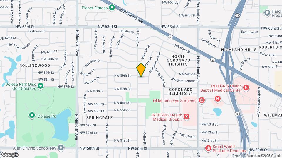 4018 NW 59th St Map and Location Details