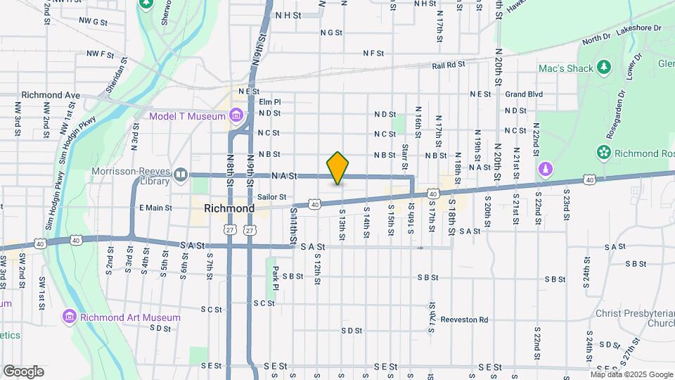 18 N 13th St Map and Location Details
