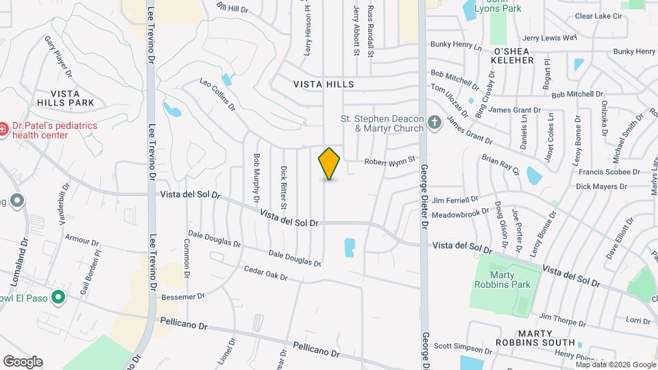 1618 Dale Douglas Dr Map and Location Details