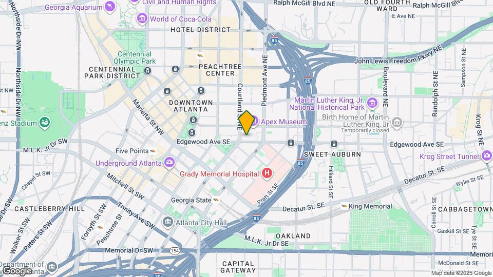 138 Edgewood Ave SE Map and Location Details