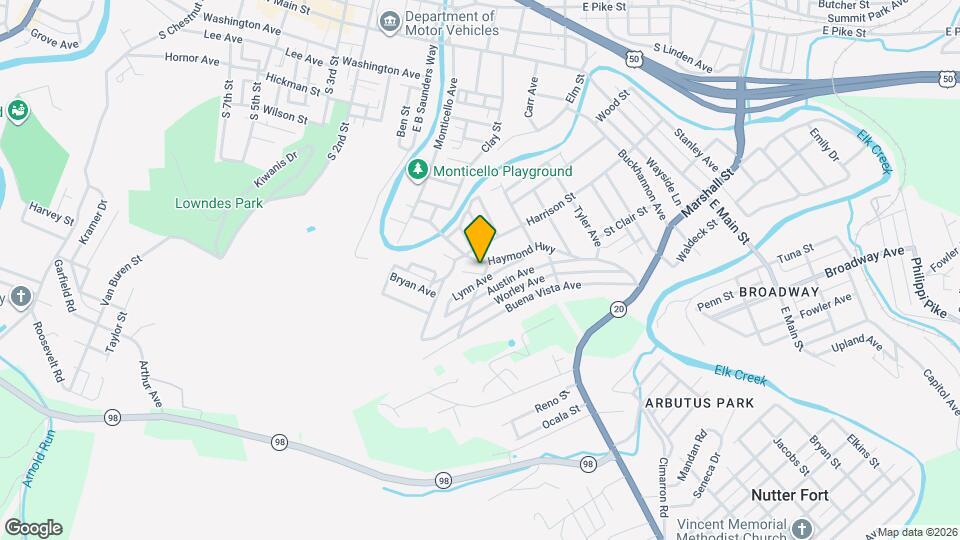 134 Quincey St Map and Location Details