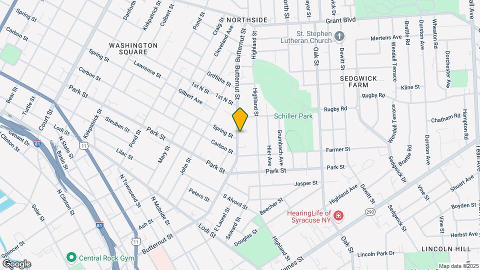 1104 Butternut St Map and Location Details