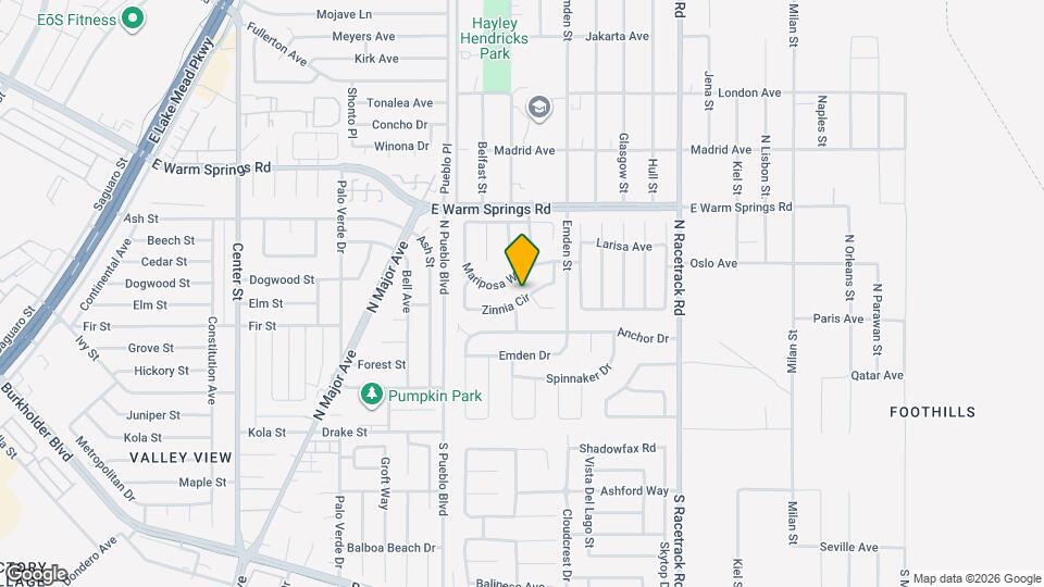 846 Zinnia Cir Map and Location Details