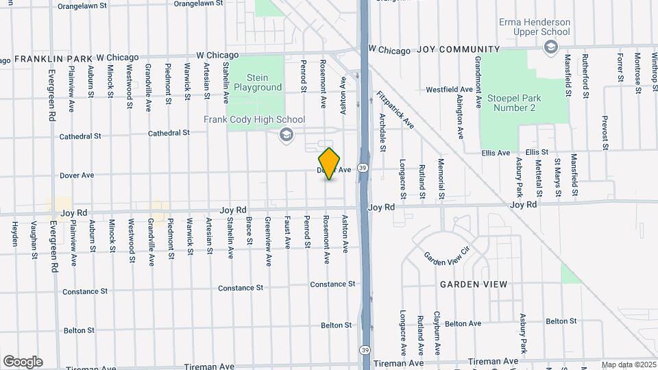 8866 Rosemont Ave Map and Location Details