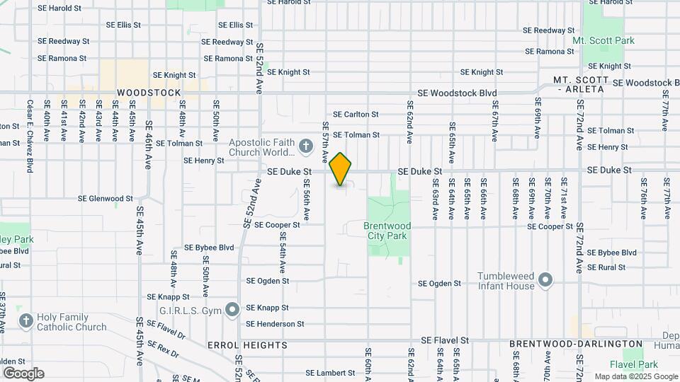 6601-6619 SE 58th Ave Map and Location Details