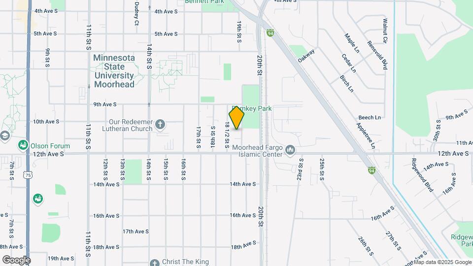 1011 19th St S Map and Location Details