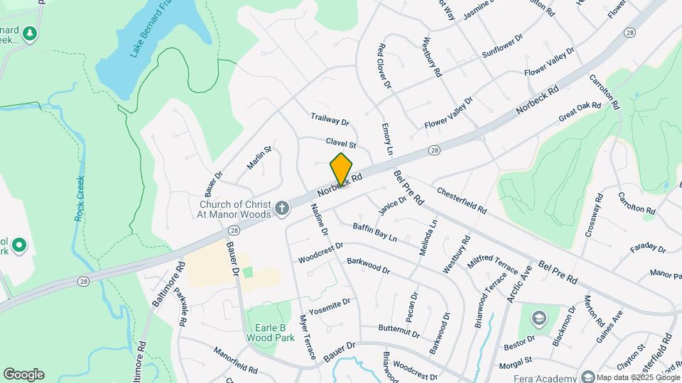 5112 Norbeck Rd, Unit 201 Map and Location Details