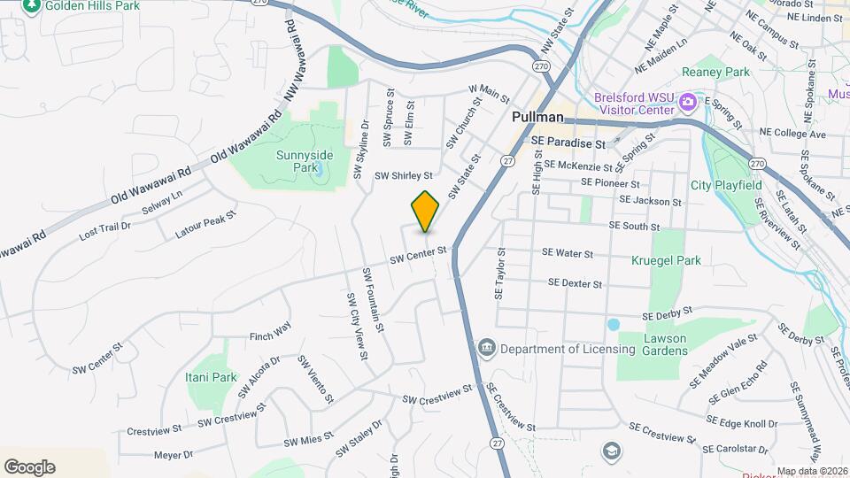 555 SW State St Mapa y Detalles de la Ubicación