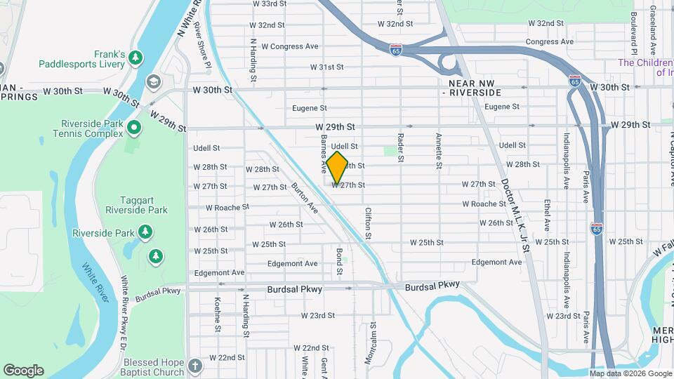 1155 W 27th St Map and Location Details