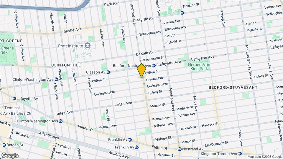 1074 Bedford Ave Map and Location Details