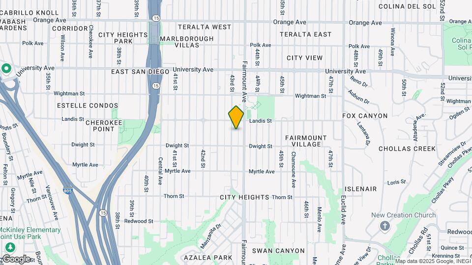 3653 N 43rd St Map and Location Details