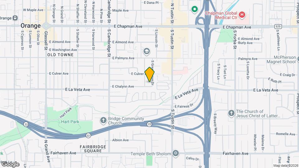 1403 E Chalynn Ave Mapa y Detalles de la Ubicación