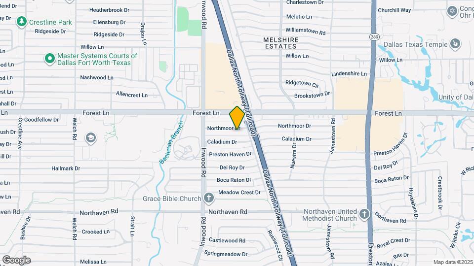 5416 Northmoor Dr Map and Location Details