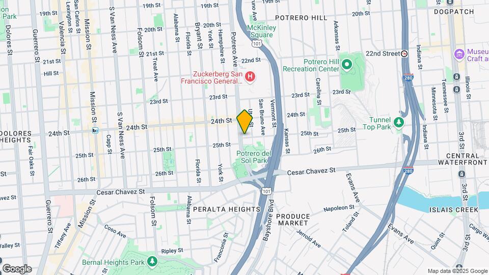 2746 25th St Map and Location Details