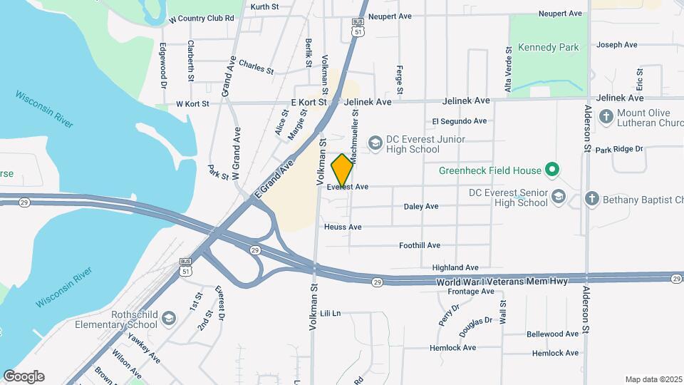 1323 Everest Ave Map and Location Details
