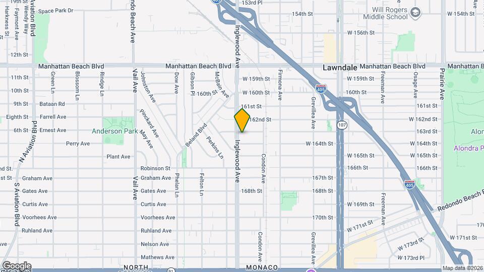 4754 W 163rd St Map and Location Details