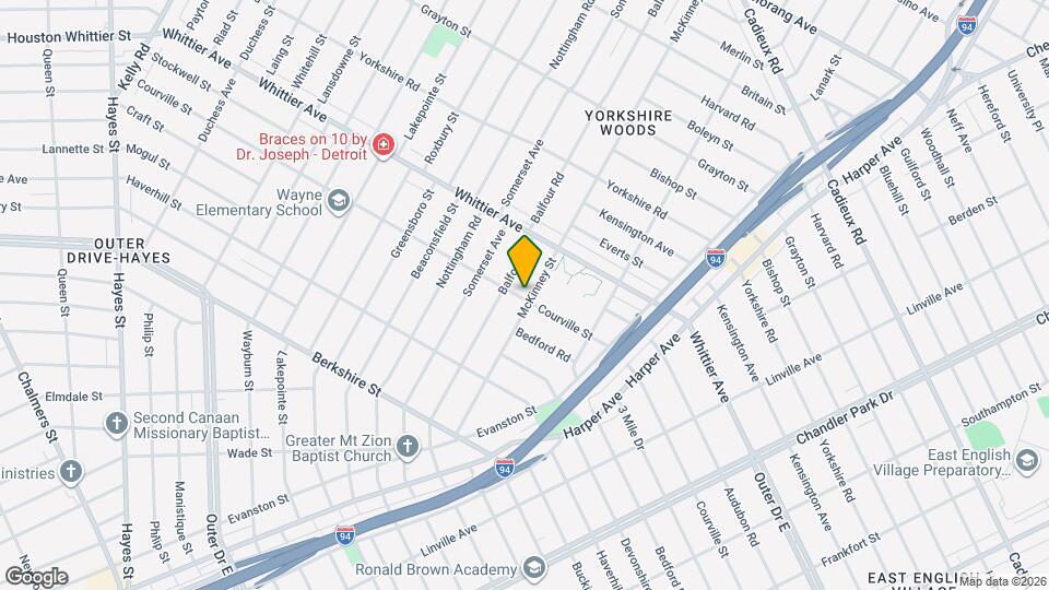 9710 Courville St Map and Location Details