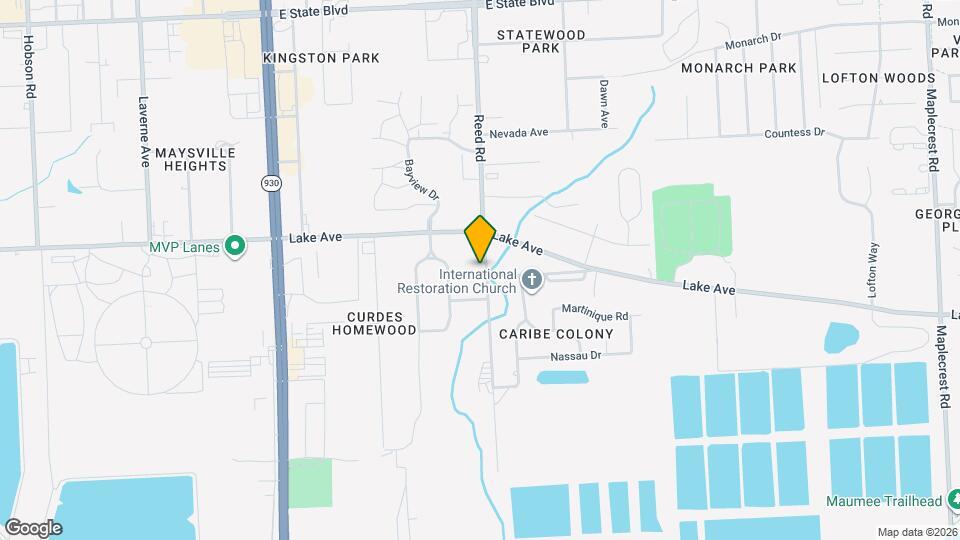 1319 Reed Rd Map and Location Details