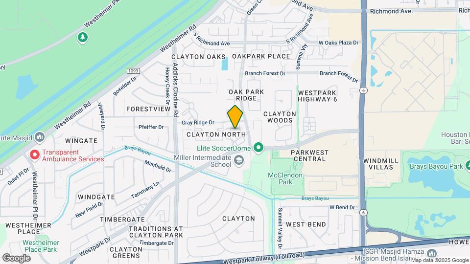 City Parc II at West Oaks Apartments Mapa y Detalles de la Ubicación