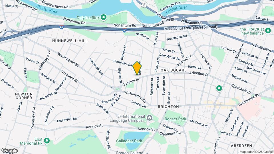 357 Faneuil St, Unit 3 Map and Location Details