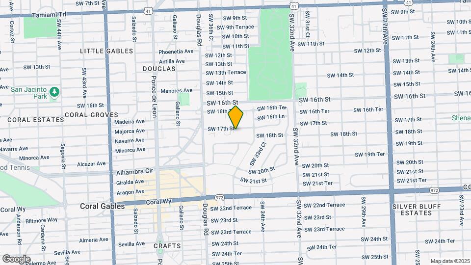 3540 SW 17th St Map and Location Details