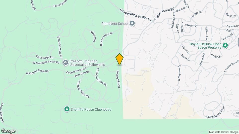 1768 Rolling Hills Dr Map and Location Details