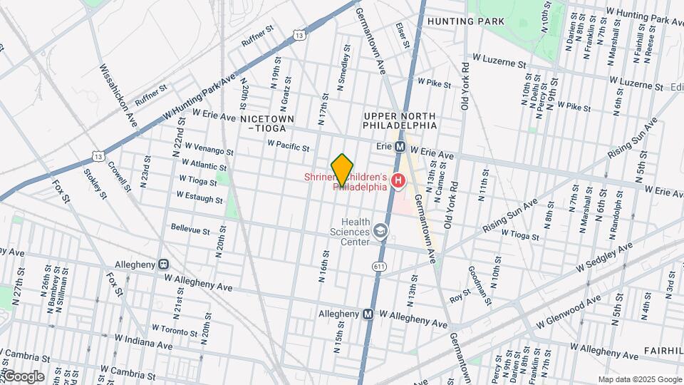 3517 N 16th St Map and Location Details