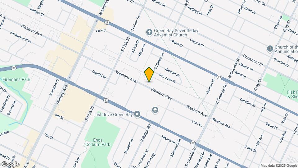 1360-1362 Western Ave Mapa y Detalles de la Ubicación