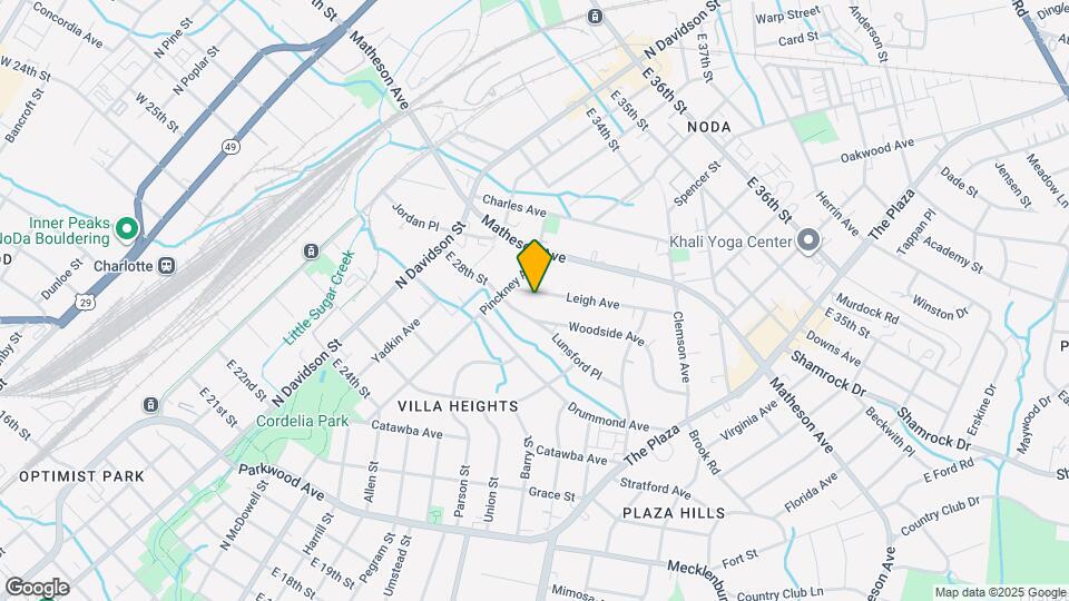 900 Leigh Ave Map and Location Details