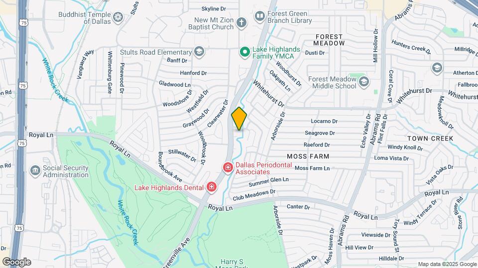 8926 Greenville Ave Map and Location Details