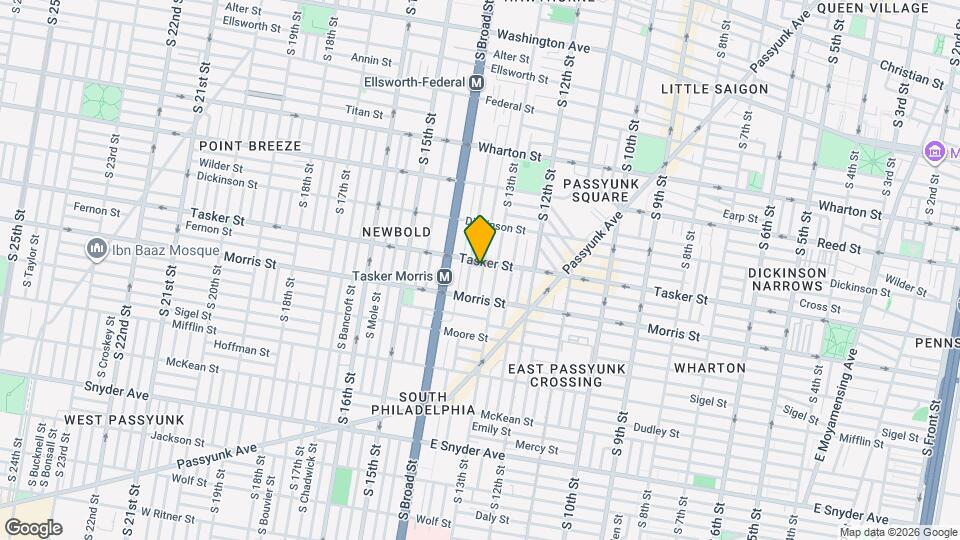 1604 S Clarion St Map and Location Details