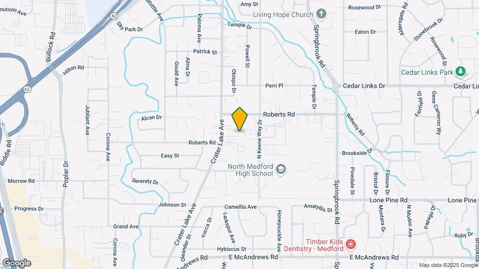 2130 Crater Lake Ave Map and Location Details