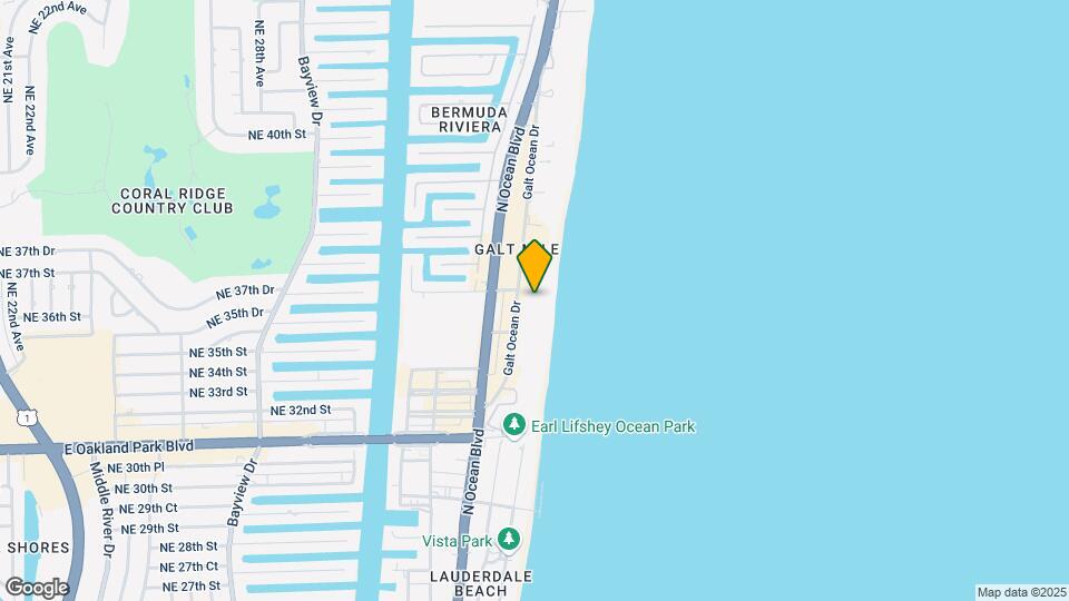 3550 Galt Ocean Dr Map and Location Details
