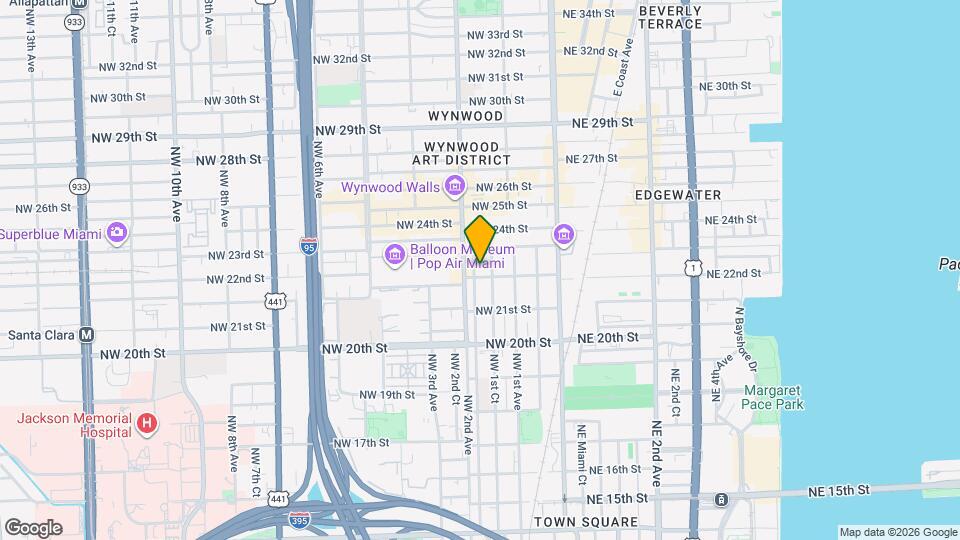 2200 NW 1st Pl Map and Location Details